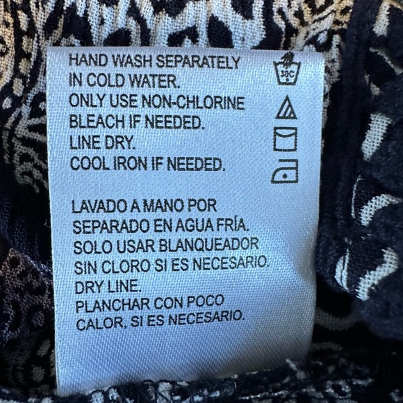 Altard State Boho Tunic Dress Sz S Navy Blue 
Spring Floral Flowy Hippie Mini - Picture 14 of 16